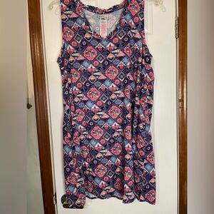 NWT Disney Cruise Line Womens Dress Sleeveless Pockets Captain Minnie Mickey XL